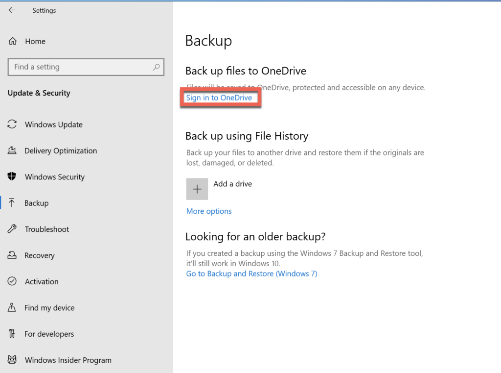 what does microsoft onedrive do on startup