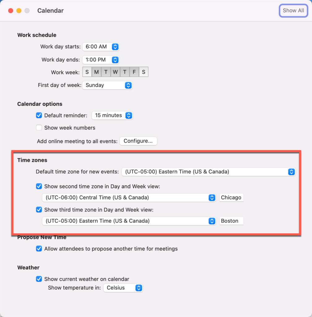 How to add timezones in Microsoft Outlook? (Mac,Windows,OWA)